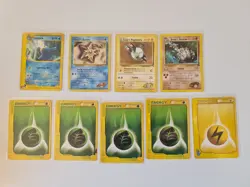 Pokemon e series gym heroes small bundle of cards and energy - Image 1