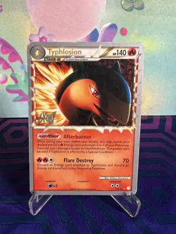 Typhlosion Prime 110/123 - World Championships 2011 HGSS Pokemon Card - LP - Image 1
