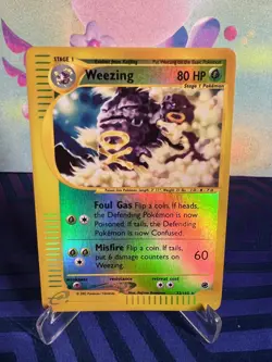 Weezing Reverse Holo 2002 Pokemon Expedition Card 32/165 LP - Image 1