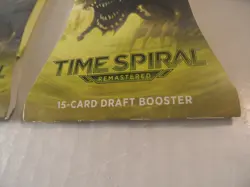 N-38 2020 Magic the Gathering Time Spiral sleeved booster DRAFT pack lot X2 pks - Image 3