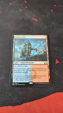 Magic The Gathering - Steam Vents - Guilds of Ravnica (Near Mint) - Image 1
