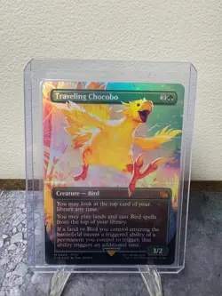 Traveling Chocobo (Borderless) Final Fantasy Foil NM - Image 1