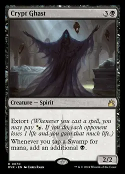 MTG Crypt Ghast - Foil, NM-Mint, English Ravnica Remastered - Image 1
