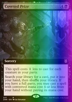 MTG Magic the Gathering Coveted Prize (337/457) Zendikar Rising NM FOIL - Image 1
