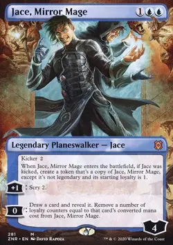 MTG Magic the Gathering Jace, Mirror Mage (281/457) Zendikar Rising NM - Image 1