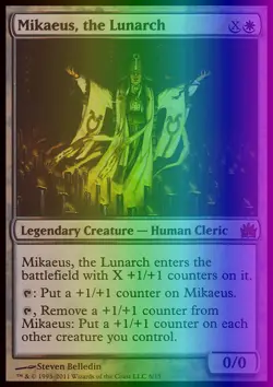 MTG Magic the Gathering Mikaeus, the Lunarch (6/15) FTV Legends LP FOIL - Image 1