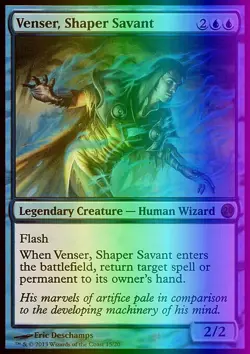 MTG Magic the Gathering Venser, Shaper Savant (15/20) FTV Twenty LP FOIL - Image 1