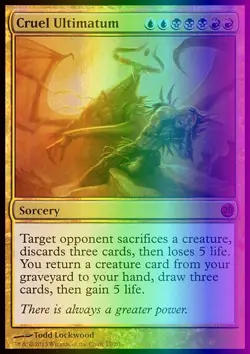 MTG Magic the Gathering Cruel Ultimatum (17/20) FTV Twenty LP FOIL - Image 1