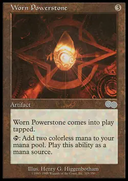 MTG Magic the Gathering Worn Powerstone (318/356) Urza's Saga LP - Image 1