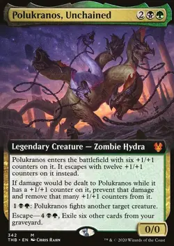 MTG Magic the Gathering Polukranos, Unchained (342/372) Theros Beyond Death LP - Image 1
