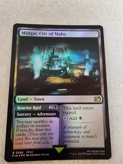Midgar, City of Mako - #286 Foil - Final Fantasy - Mtg - Image 1
