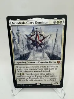 NM-Mint, English MTG Regular Mondrak, Glory Dominus Phyrexia: All Will Be One Ma - Image 1