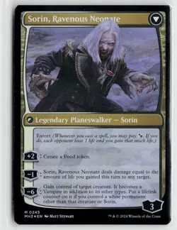 MTG Modern Horizons 3 Sorin Of House Markov Prerelease Foil x1 NM Mythic - Image 2