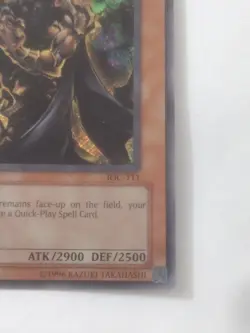 Yu-Gi-Oh! SECRET RARE HOLO CARD INVADER OF DARKNESS IOC-111 VINTAGE PRINT VLP - Image 3
