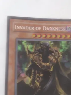 Yu-Gi-Oh! SECRET RARE HOLO CARD INVADER OF DARKNESS IOC-111 VINTAGE PRINT VLP - Image 5