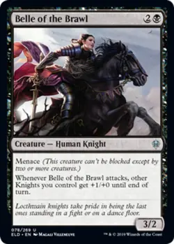 4x Belle of the Brawl MTG Throne Of Eldraine NM Magic Regular - Image 1