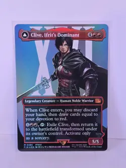 Clive, Ifrit's Dominant (Borderless) (0385) Final Fantasy Foil - Image 1