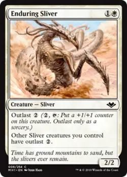 4x Enduring Sliver MTG Modern Horizons NM Magic Regular - Image 1