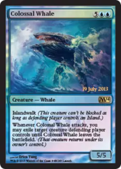 4x Colossal Whale - Foil - Launch Promo MTG Prerelease/Game Day/Launch Promos NM - Image 1