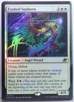Exalted Sunborn [New, Near Mint] *Foil* {Edge of Eternities} - Image 1