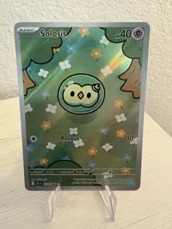 Solosis 118/086 Black Bolt Illustration Rare IR Pokemon TCG Card Near Mint - Image 1