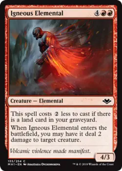 4x Igneous Elemental MTG Modern Horizons NM Magic Regular - Image 1