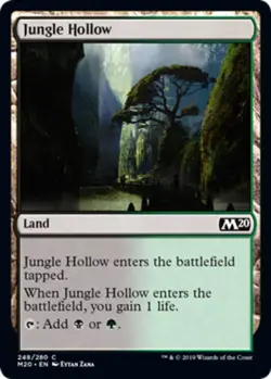 4x Jungle Hollow MTG Core Set 2020 (M20) NM Magic Regular - Image 1