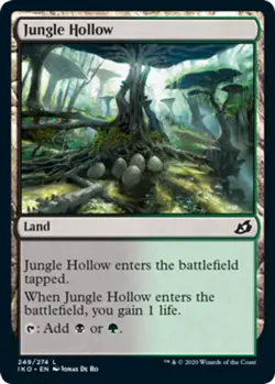 4x Jungle Hollow MTG Ikoria: Lair of Behemoths NM Magic Regular - Image 1