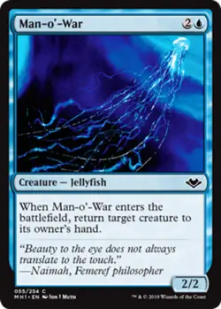 4x Man-o'-War MTG Modern Horizons NM Magic Regular - Image 1
