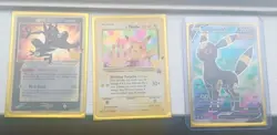 POKEMON CARD LOT- Pikachu, Umbreon V, Greninja Gold Star, hisuian growlithe - Image 1