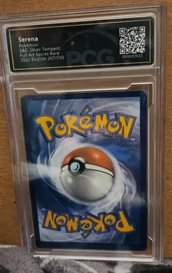 Pokemon TCG Serena Full Art Trainer Secret Card 207/195 Silver Tempest PCG 9.5 - Image 2