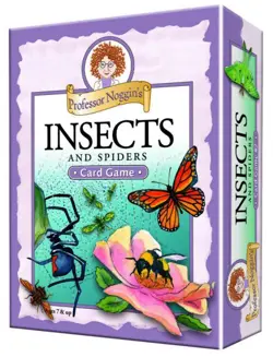 Prof Noggins: Insects And Spiders Card Game - Outset Media 625012114028 - Image 1