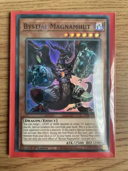 Yu-gi-oh Bystian Magnamhut DABL-EN006 Super Rare 1st Edition NM Card - Image 2