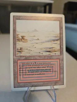 Magic the Gathering Badlands Revised Edition Dual Land Regular Card - Image 1