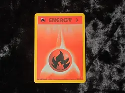 Fire Energy Base Set 2 Regular Energy Card Pokemon TCG Lightly Played - Image 1