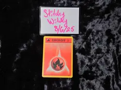 Fire Energy Base Set 2 Regular Energy Card Pokemon TCG Lightly Played - Image 3