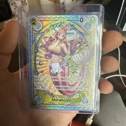 One Piece Card Shirahoshi SR SP EB01-057 Parallel Fist of Divine Speed - Image 1