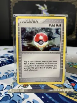 Pokemon Card Ex Unseen Forces Poke Ball 87/115 2005 Reverse Holo - Image 1