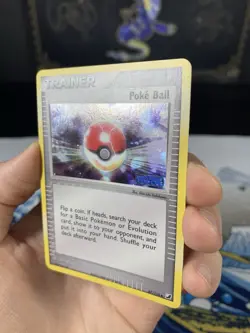 Pokemon Card Ex Unseen Forces Poke Ball 87/115 2005 Reverse Holo - Image 3