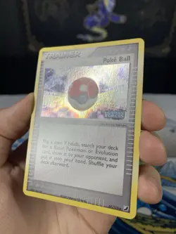 Pokemon Card Ex Unseen Forces Poke Ball 87/115 2005 Reverse Holo - Image 4