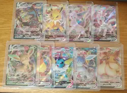 Eeveelution Vmax 9 Card Complete Set Pokemon Evolving Skies NM Umbreon Espeon - Image 1