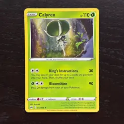 Calyrex 017/159 Pokemon Crown Zenith Sword & Shield Holo Rare Card NM - Image 1