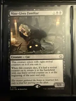 Nine-Lives Familiar - Foundations - MTG - NM - Image 1