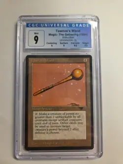Tawnos's Wand Antiquities CGC 9 Mint ArtifactMAGIC GATHERING MTG Vintage 1994 - Image 1