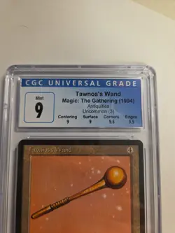 Tawnos's Wand Antiquities CGC 9 Mint ArtifactMAGIC GATHERING MTG Vintage 1994 - Image 2