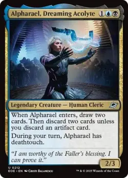 Alpharael, Dreaming Acolyte -Foil Near Mint MTG Edge of Eternities - Image 1