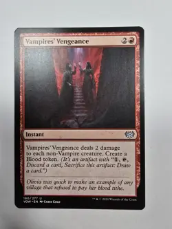 Vampires' Vengeance Innistrad: Crimson Vow Regular Mtg Magic The Gathering - Image 1