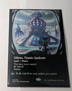 Uthros, Titanic Godcore (Borderless) Edge of Eternities Regular #0285 MTG - Image 1