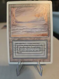 MTG Underground Sea Revised Edition Dual Land Light Play - Image 1