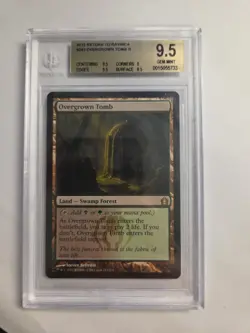 MTG Overgrown Tomb Return To Ravinca #243/274 BGS 9.5 Gem Mint Low Pop - Image 1